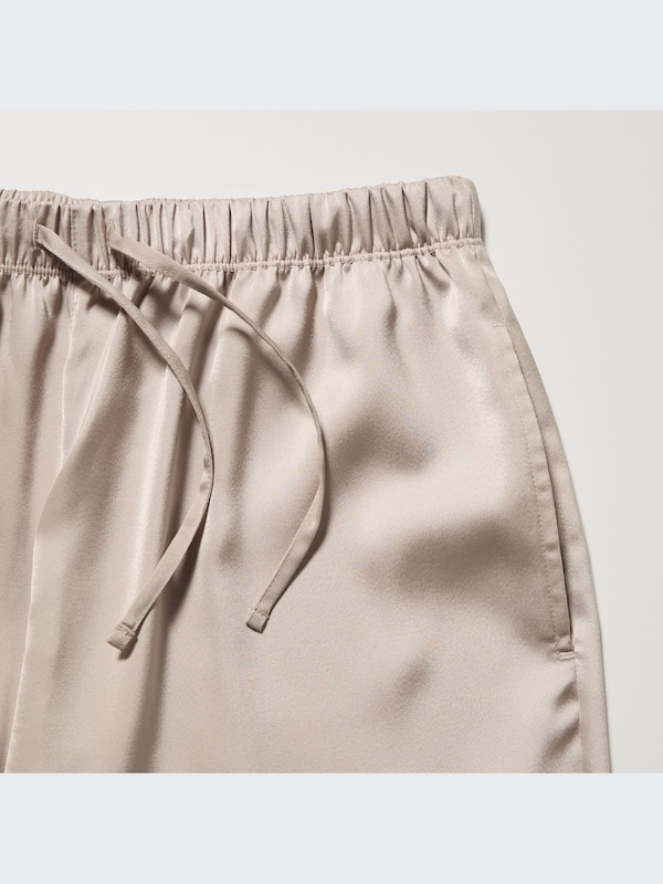 SATIN DRAPE JOGGER PANTS