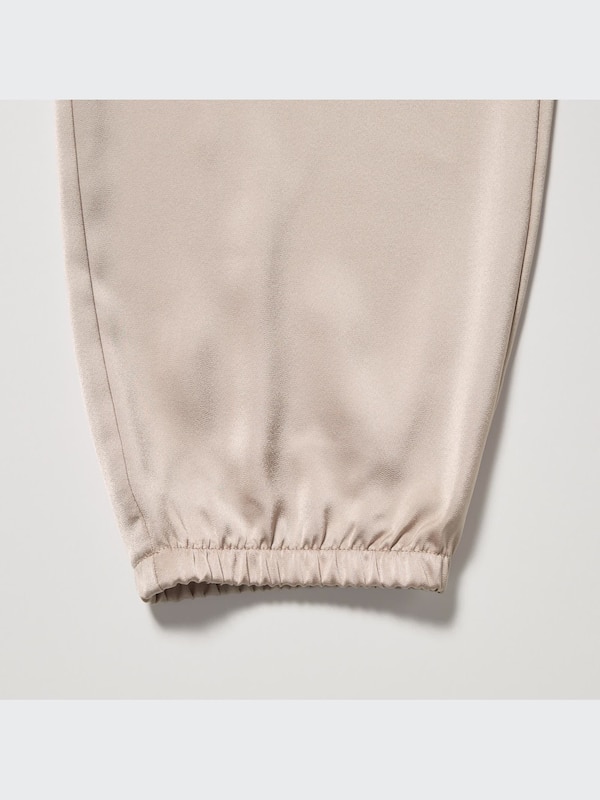 SATIN DRAPE JOGGER PANTS