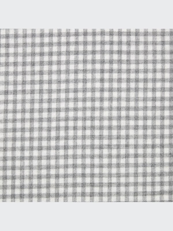 CHEMISE EN FLANELLE À CARREAUX (COL BOUTONNÉS)