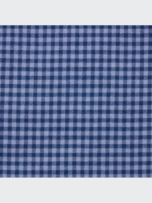 CHEMISE EN FLANELLE À CARREAUX (COL BOUTONNÉS)