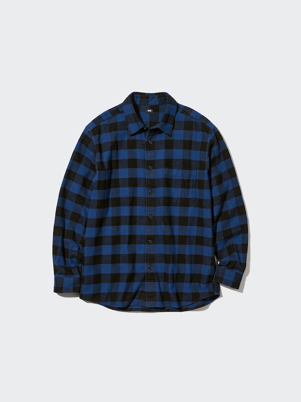 Flannel Checked Long Sleeve Shirt