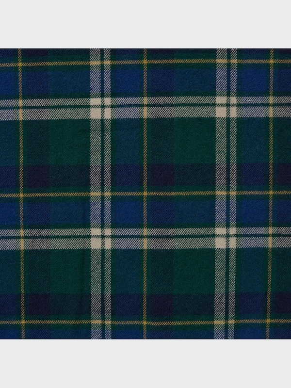 CHEMISE EN FLANELLE À CARREAUX COLS RÉGULIERS