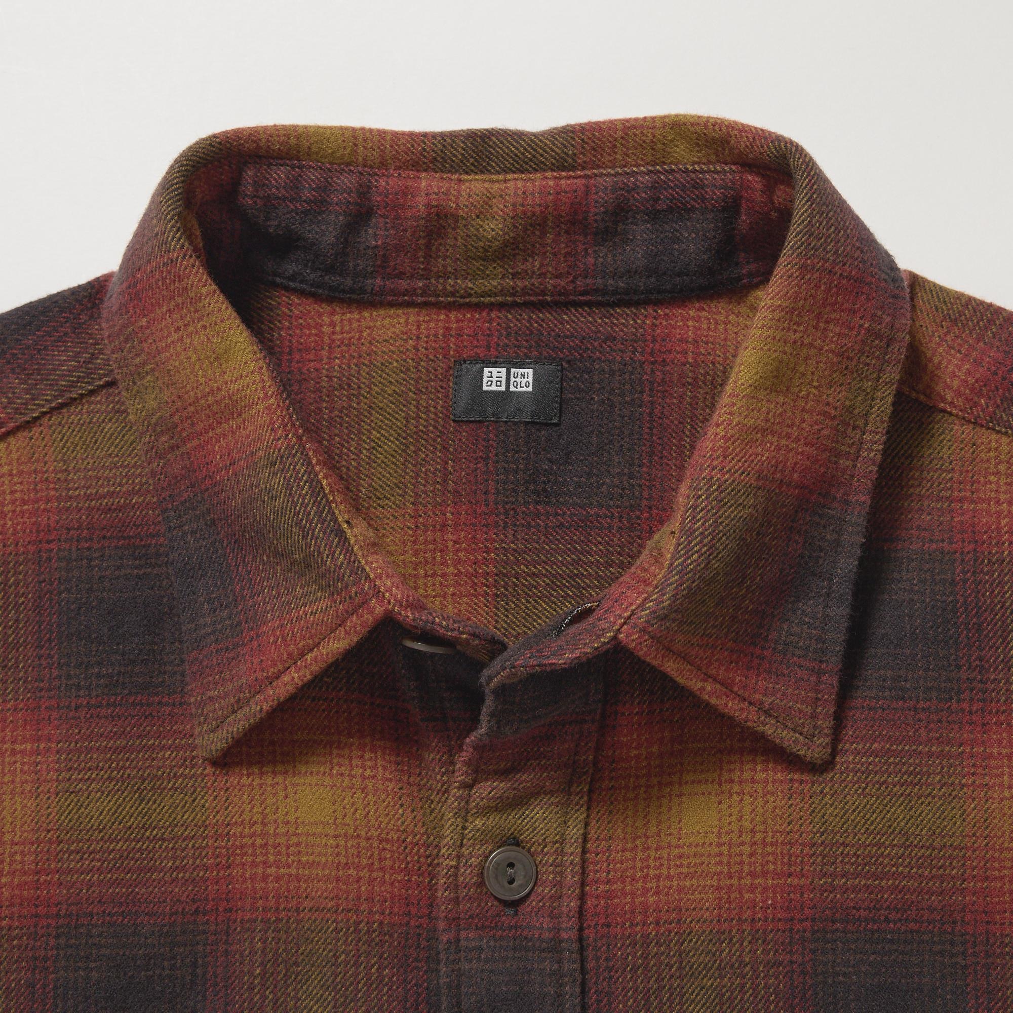 Flannel Checked LongSleeve Shirt  UNIQLO US