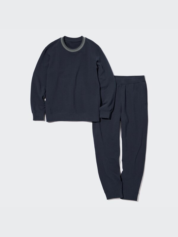 Long-Sleeved Drawstring Pile Collar Striped Sweater