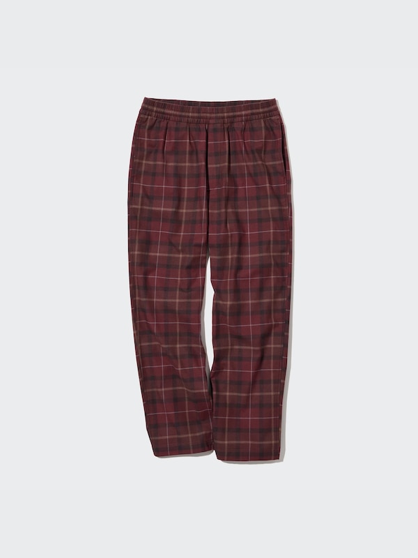 Flannel Easy Ankle Pants