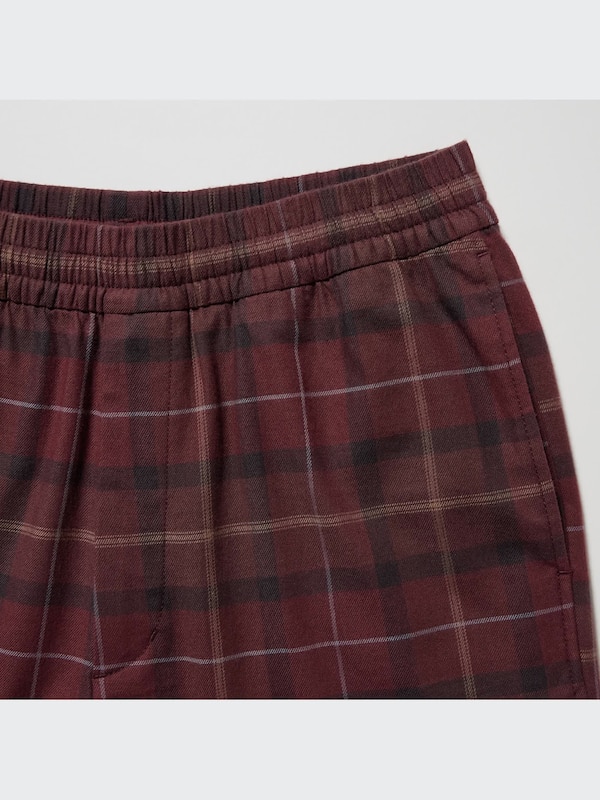 Flannel Easy Ankle Pants