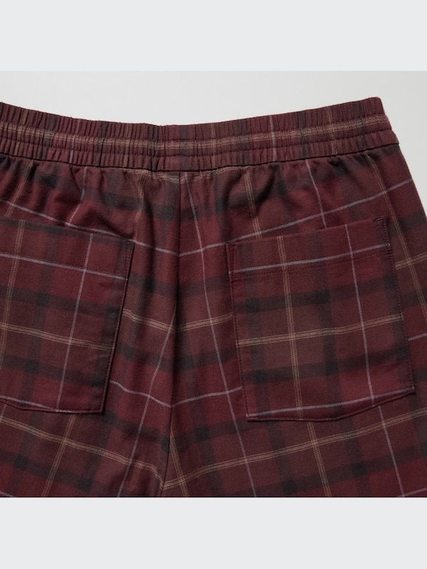 Flannel Easy Ankle Pants