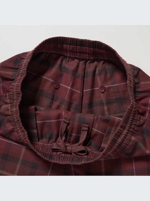 Flannel Easy Ankle Pants