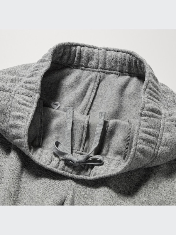Knitted Fleece Easy Ankle Pants
