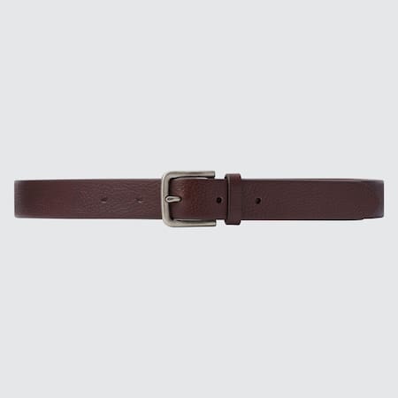 Men Italian Leather Vintage Narrow Belt