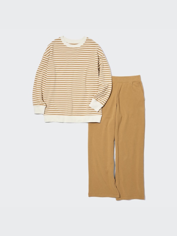 Ultra Stretch Striped Long-Sleeve Set