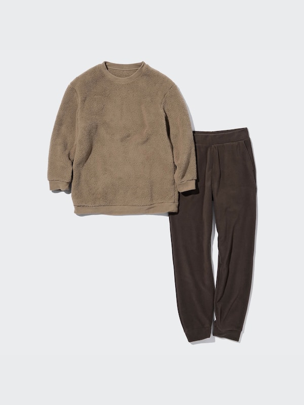 LIGHT PILE-LINED FLEECE SET