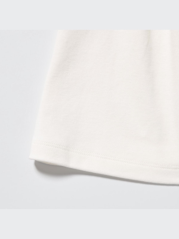 Brushed Crew Neck Long-Sleeve T-Shirt