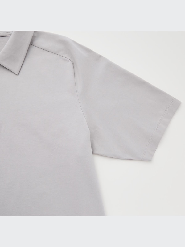 Smooth Cotton Short-Sleeve Polo Shirt (Theory)