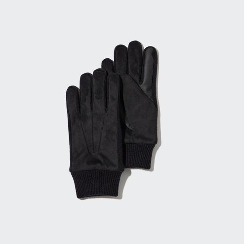 HEATTECH LINED FAUX WOOL GLOVES