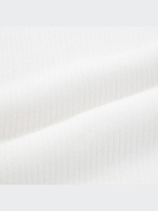 Ribbed Mock Neck Sleeveless Cropped Top
