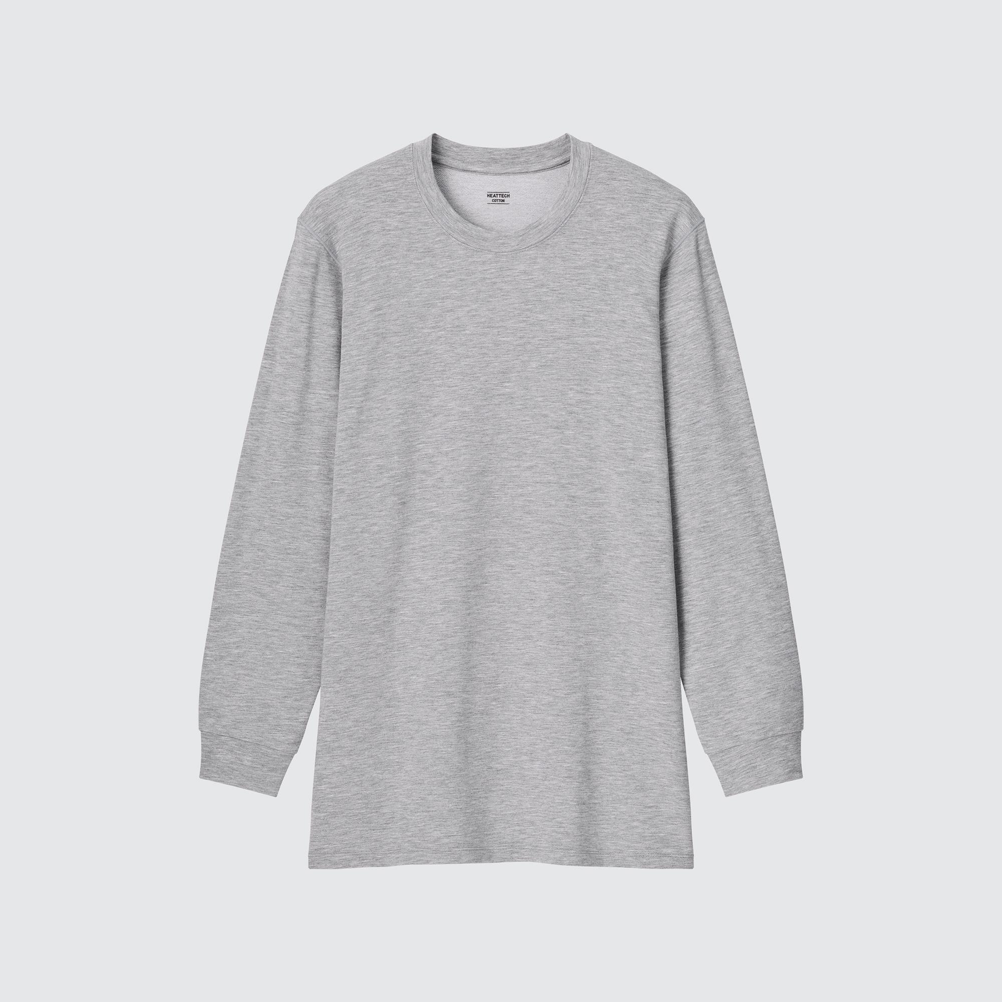 Uniqlo Womens T-Shirts  Heattech Cotton Crew Neck T-Shirt (Extra Warm)  WHITE * Moticommodity