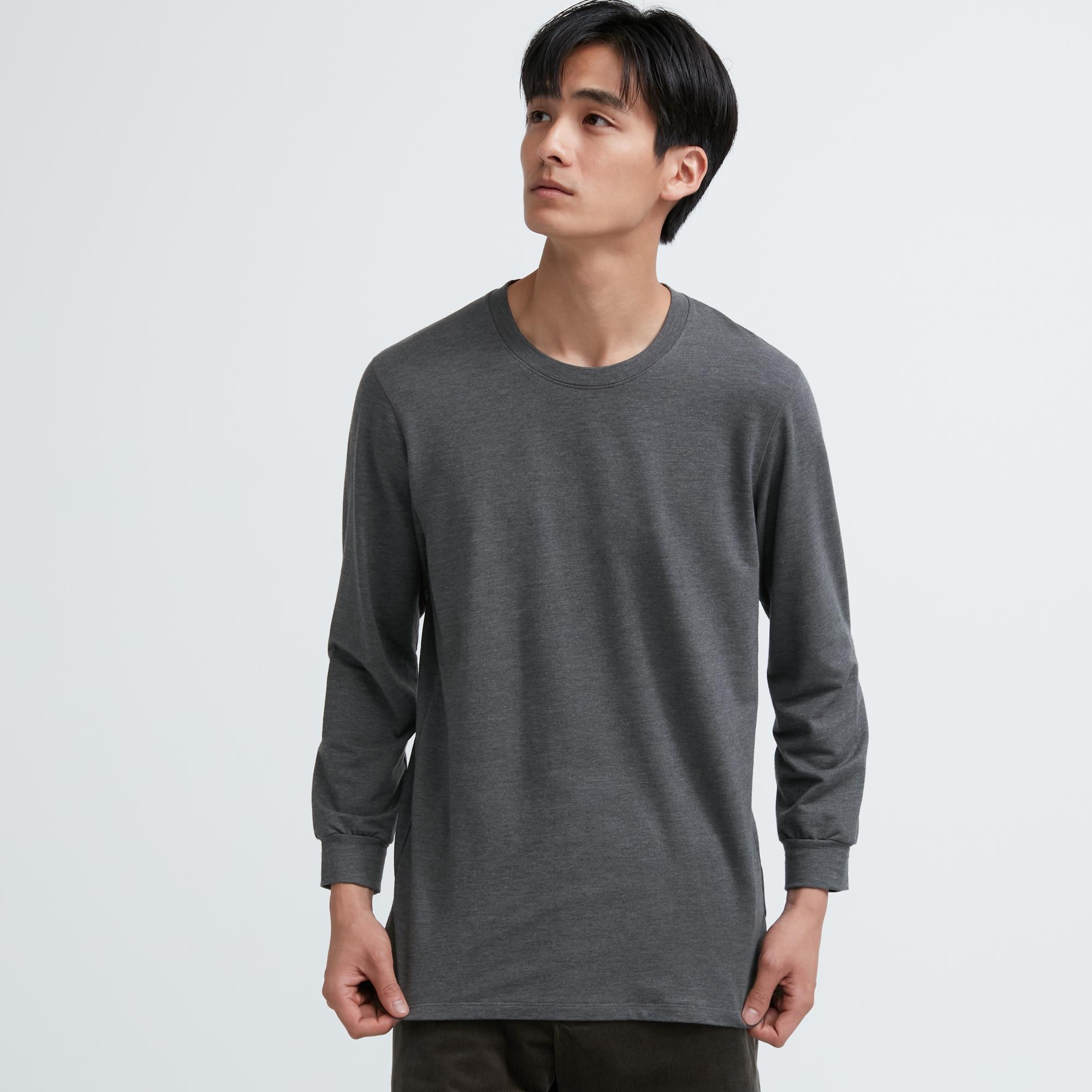 HEATTECH Cotton Crew Neck Long-Sleeve T-Shirt (Extra Warm) (2022