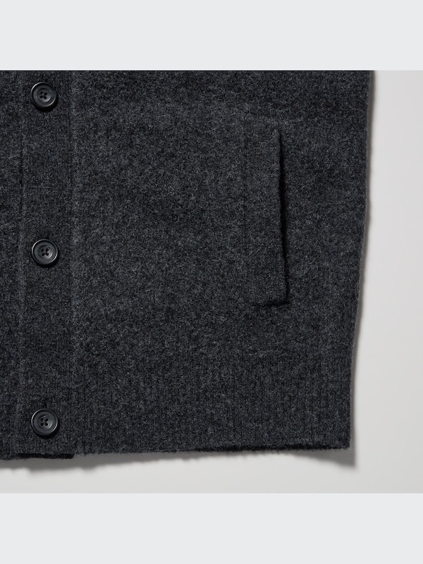 Souffle Yarn Long-Sleeve Cardigan
