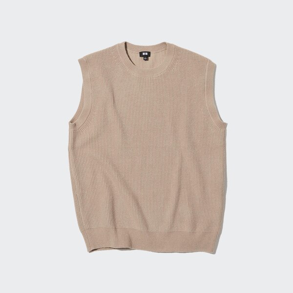Middle Gauge Crew Neck Knit Color: White