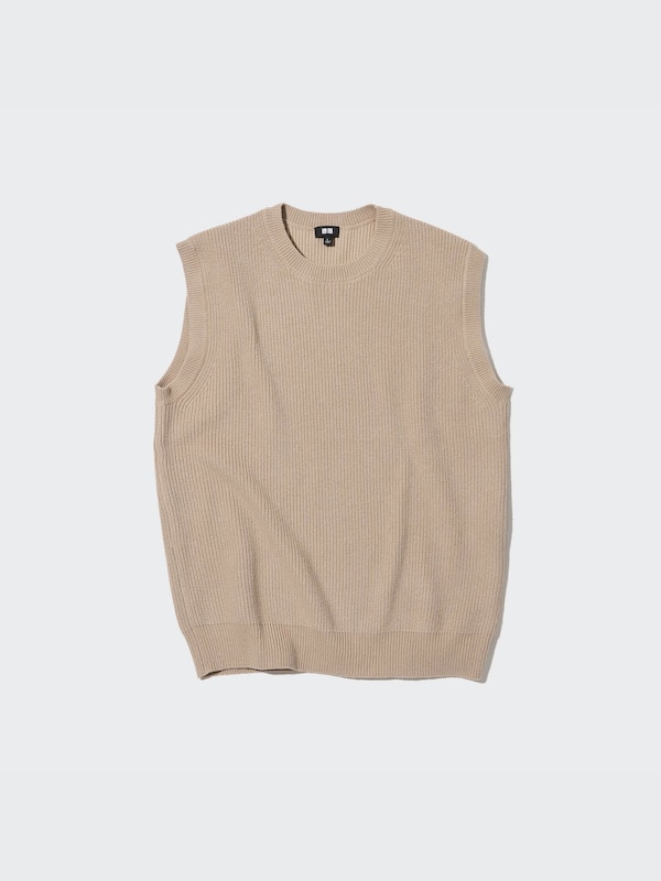 Washable Middle Gauge Crew Neck Vest