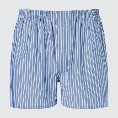 Woven Striped Boxer Shorts