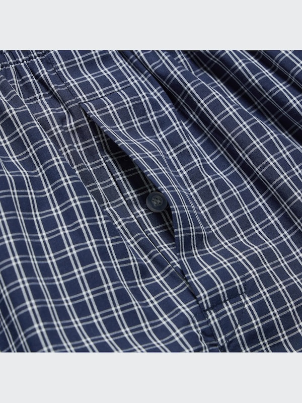 Woven Checked Boxers