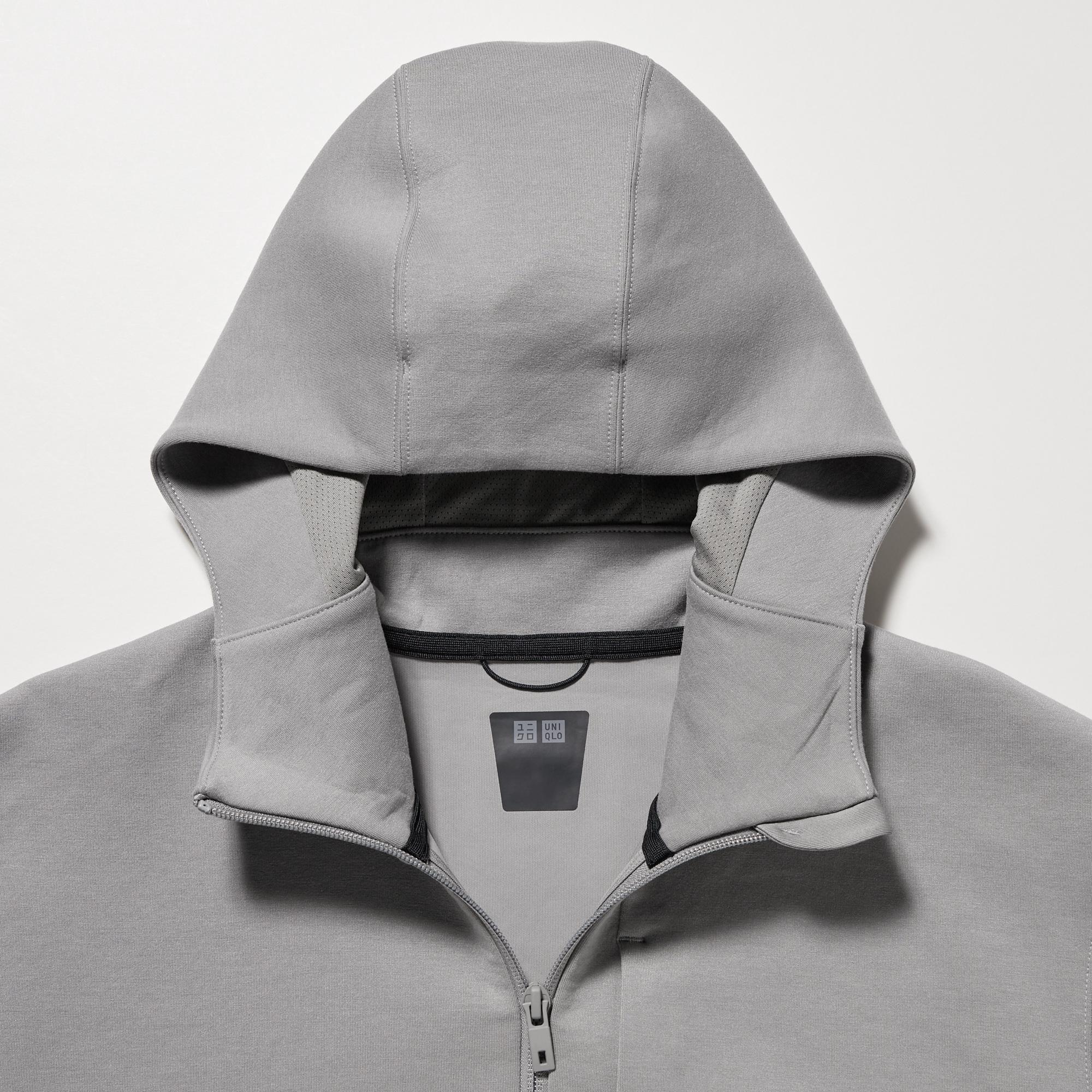 Dry stretch sweat full zip hoodie uniqlo sale