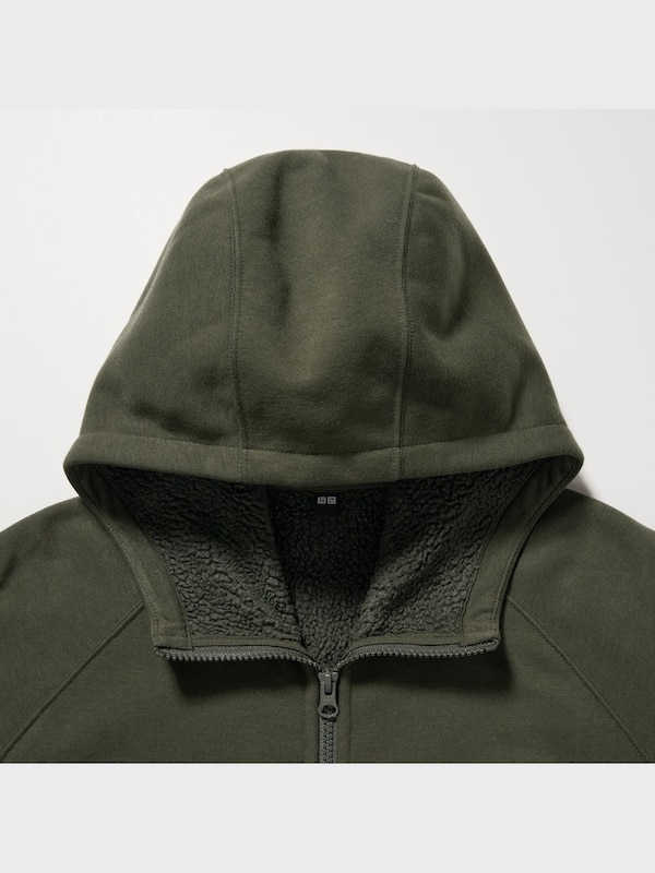 HEATTECH PILE-LINED SWEAT FULL-ZIP HOODIE