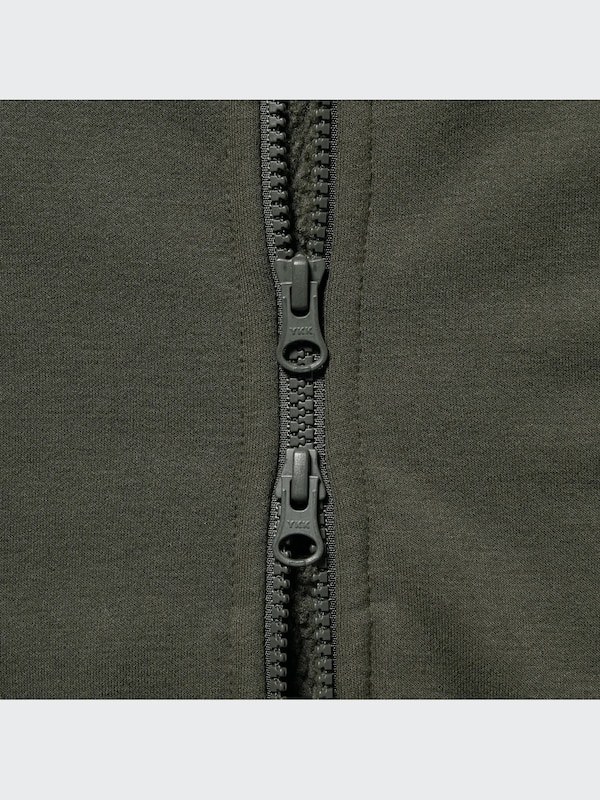HEATTECH PILE-LINED SWEAT FULL-ZIP HOODIE