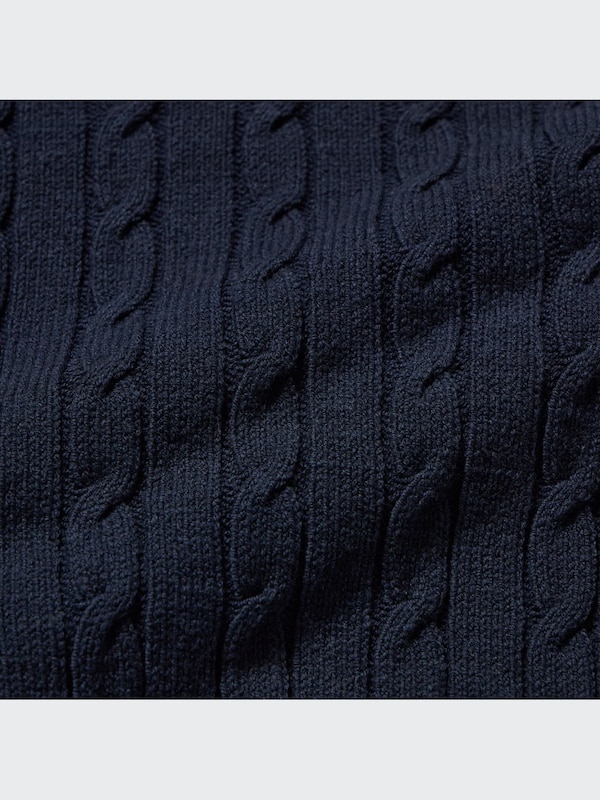 Cable V-Neck Vest