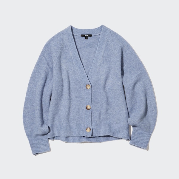 Souffle Yarn Long-Sleeve Short Cardigan | UNIQLO US