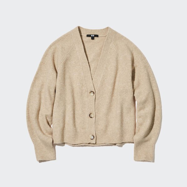 Souffle Yarn Long-Sleeve Short Cardigan | UNIQLO US