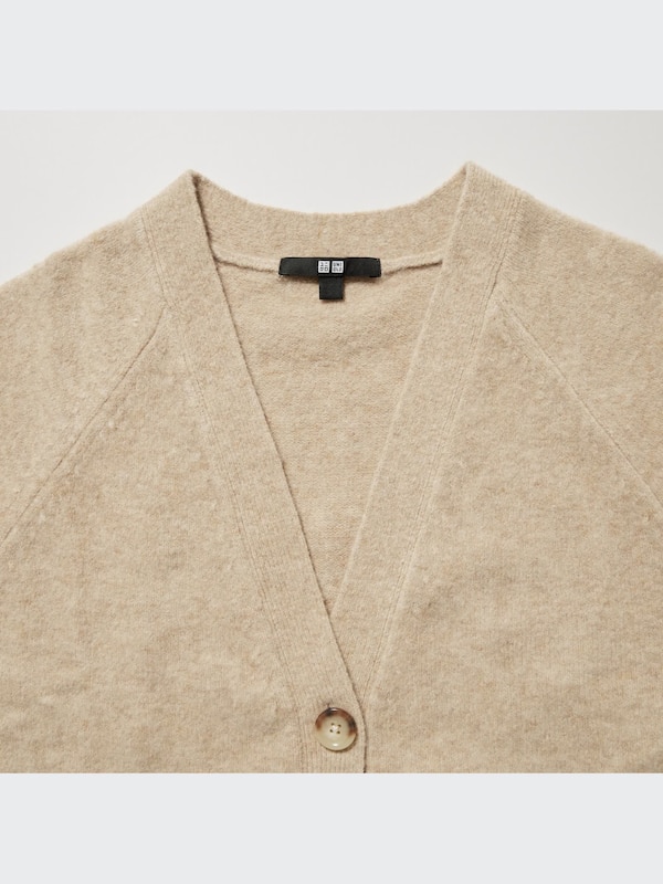 Souffle Yarn Long-Sleeve Short Cardigan