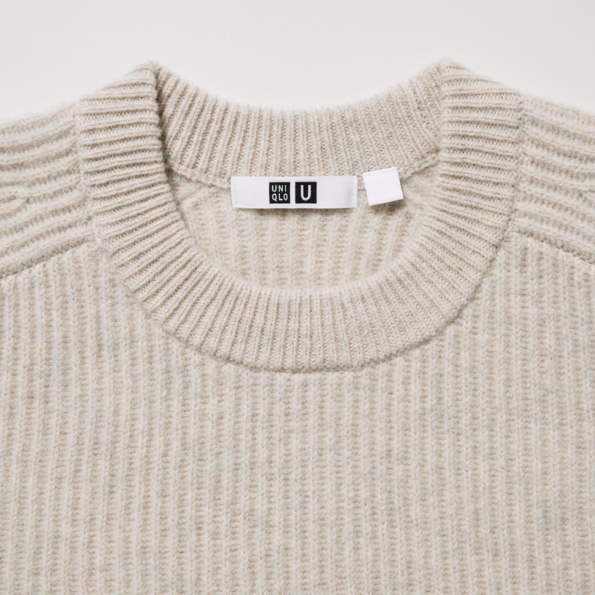 WOMENS V NECK LONG SLEEVE SWEATER  UNIQLO VN