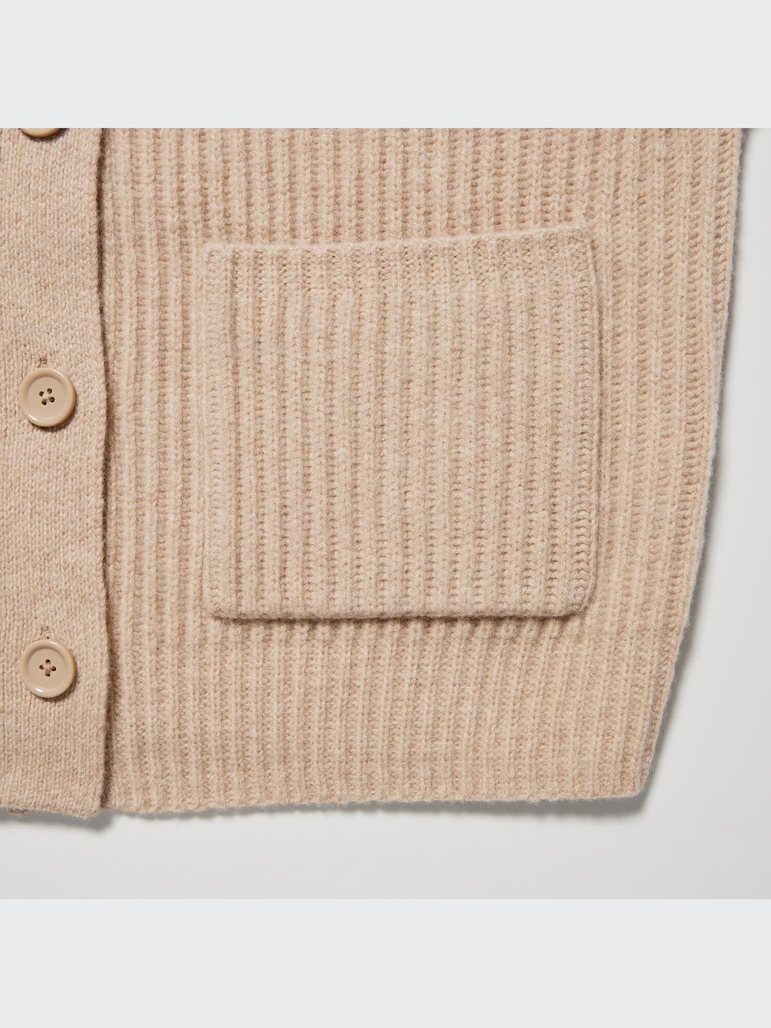 トップス OVY Lamb Wool Crew Neck Cardigan (beige) Cream Oversized Open Front Long Sleeve Cardigan | Lime Lush Boutique