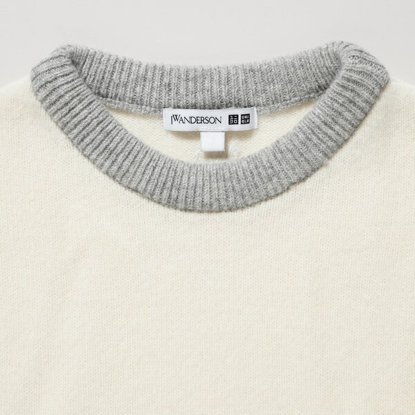 Premium Lambswool Crew Neck Sweater (JW Anderson) | UNIQLO US