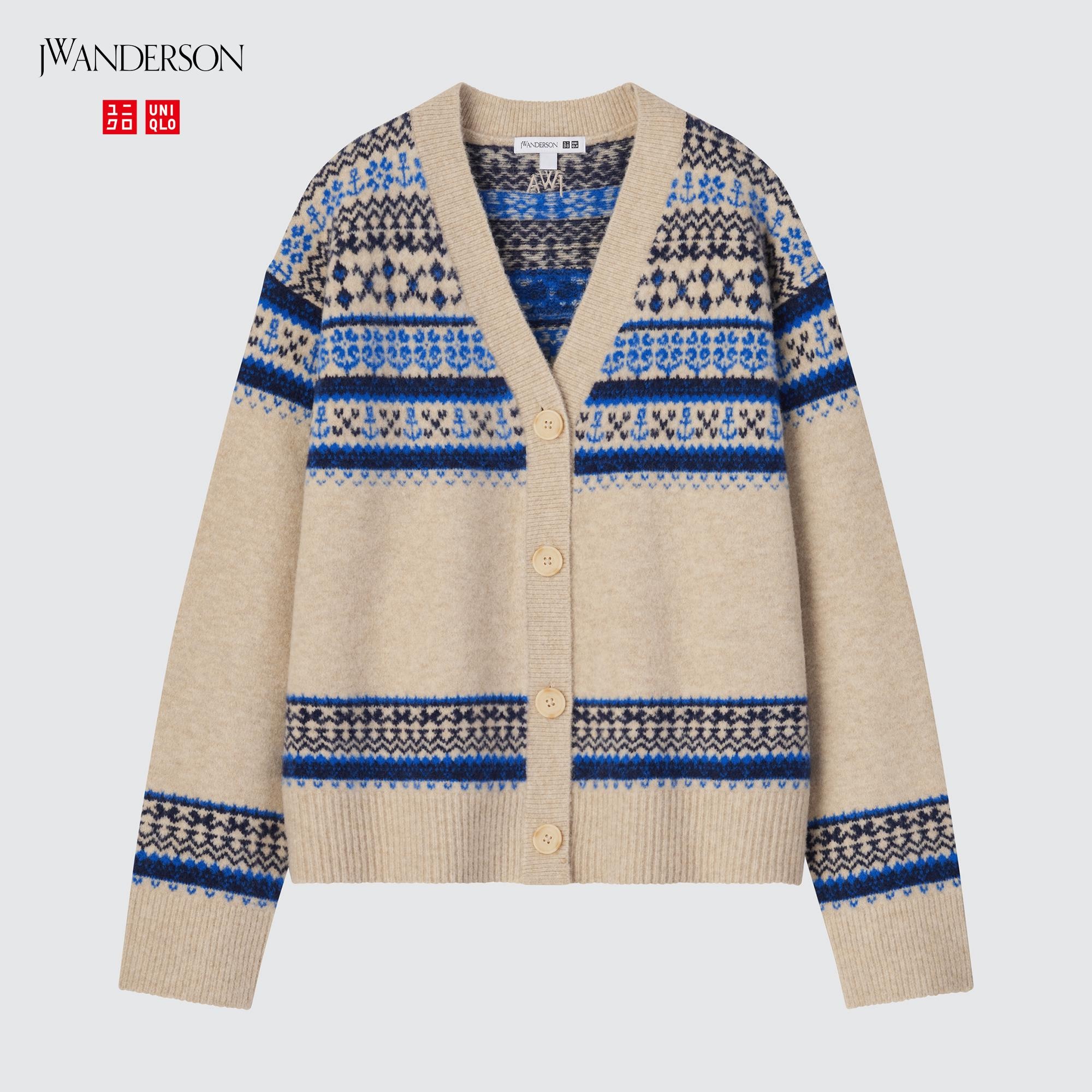 JW Anderson Soufflé Fair Isle Cardigan UNIQLO UK