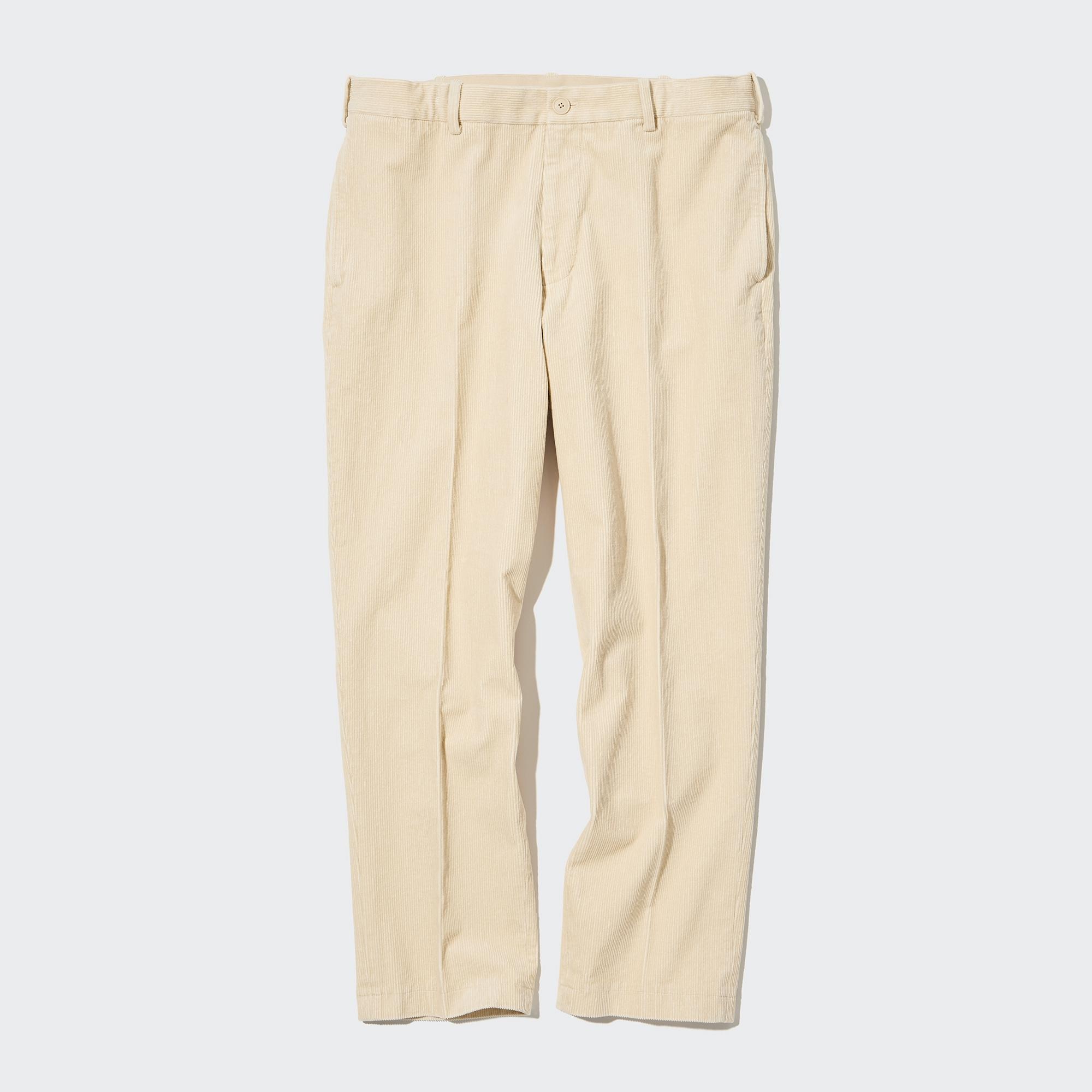 Uniqlo Men Linen Blend Pants Size Large Orange Elastic waist 32 x 26 | eBay