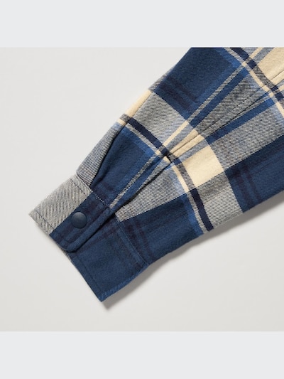Pile-Lined Flannel Shirt Jacket