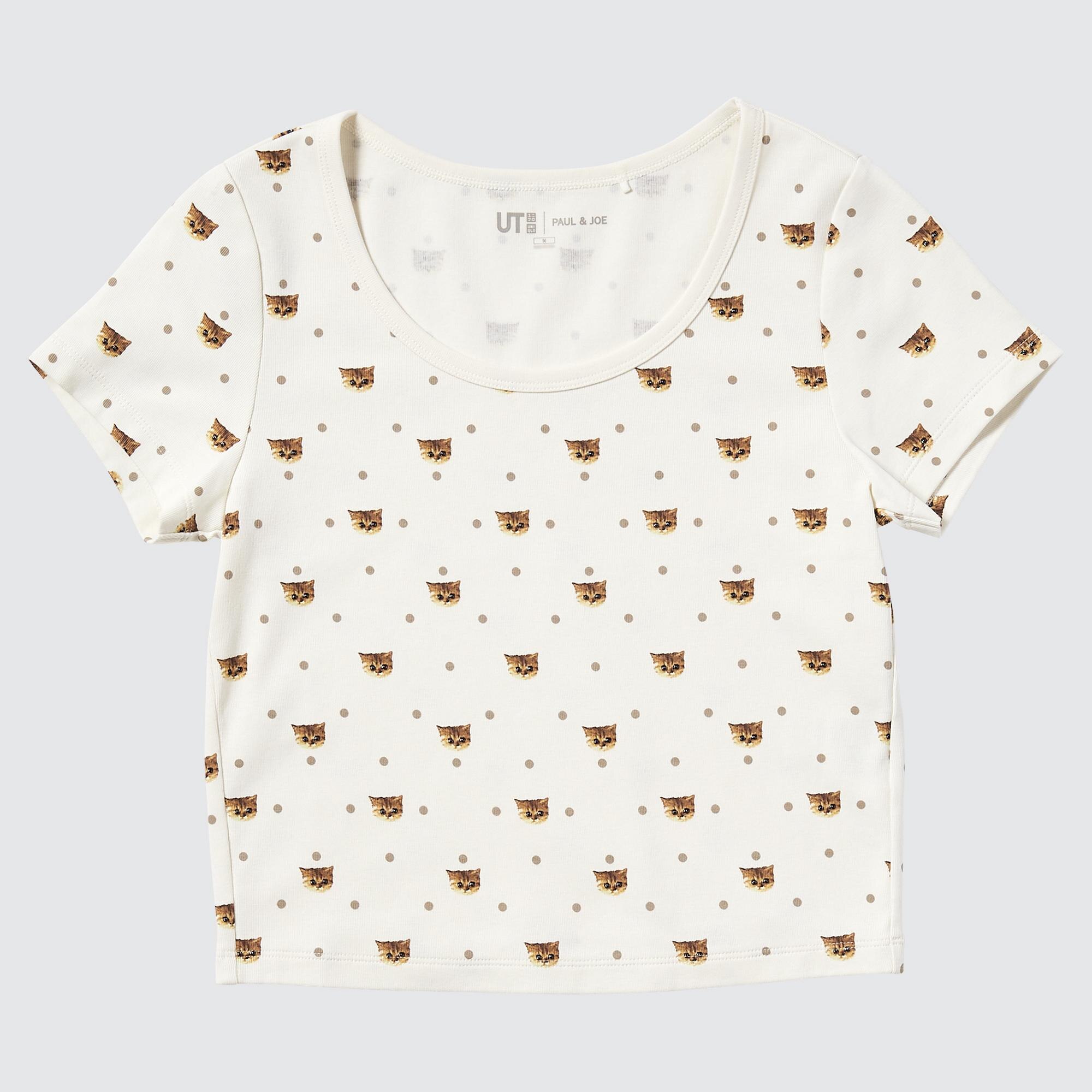 Paul & Joe UT Graphic Cropped T-Shirt | UNIQLO