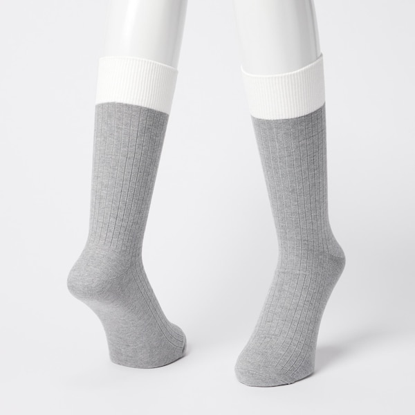 Silket Ribbed Socks UNIQLO US
