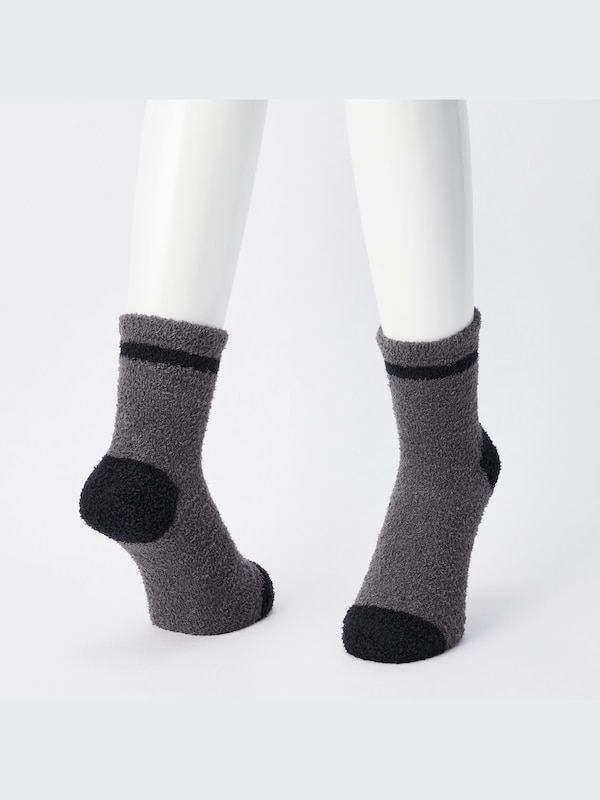 HEATTECH Fluffy Lined Half Socks