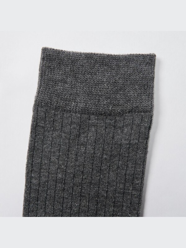 HEATTECH Wide Ribbed Knee High Socks