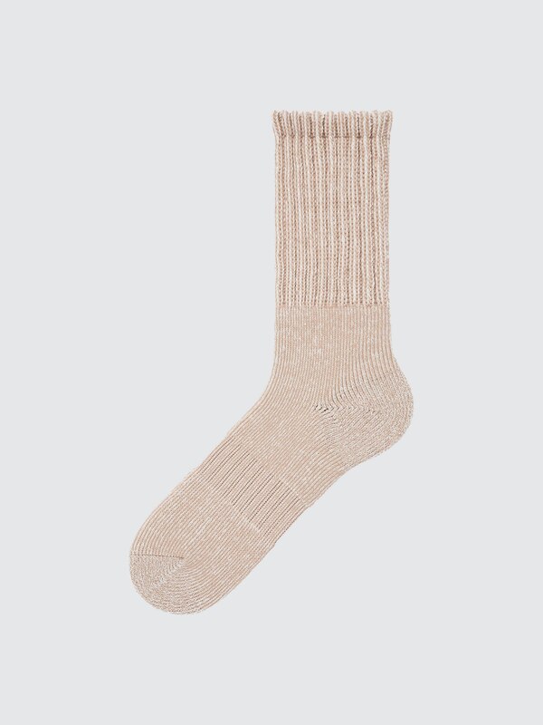 CHAUSSETTES EN POIL CÔTELÉES HEATTECH