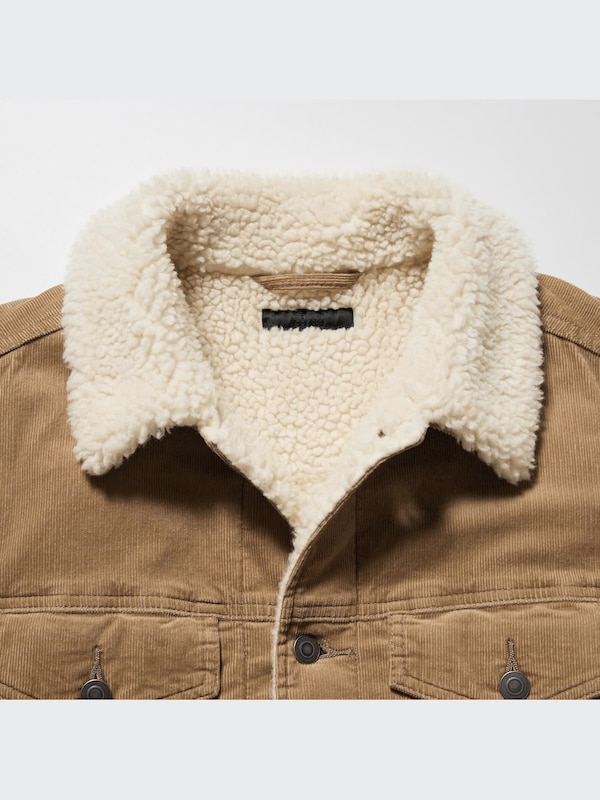 PILE-LINED SHORT BLOUSON