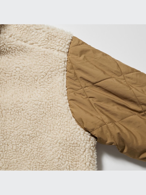 PILE-LINED SHORT BLOUSON