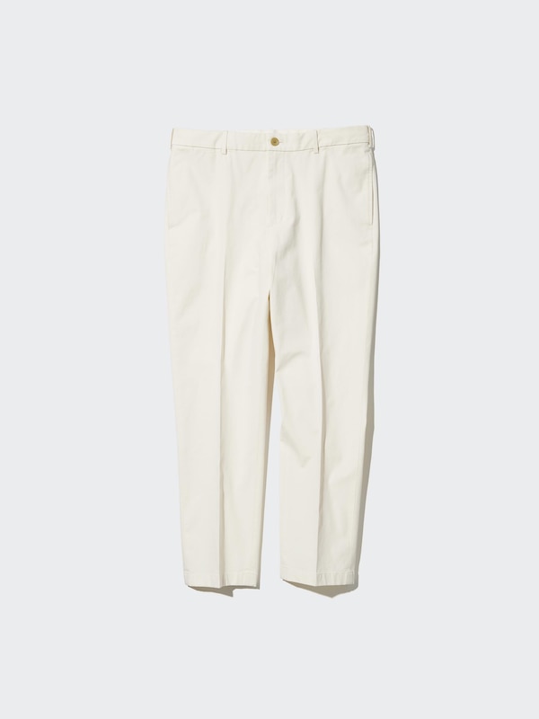 Smart Ankle Pants (2-Way Stretch, Cotton)