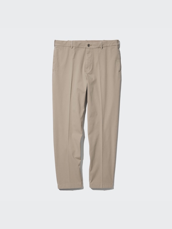 Smart Ankle Pants (2-Way Stretch, Cotton)
