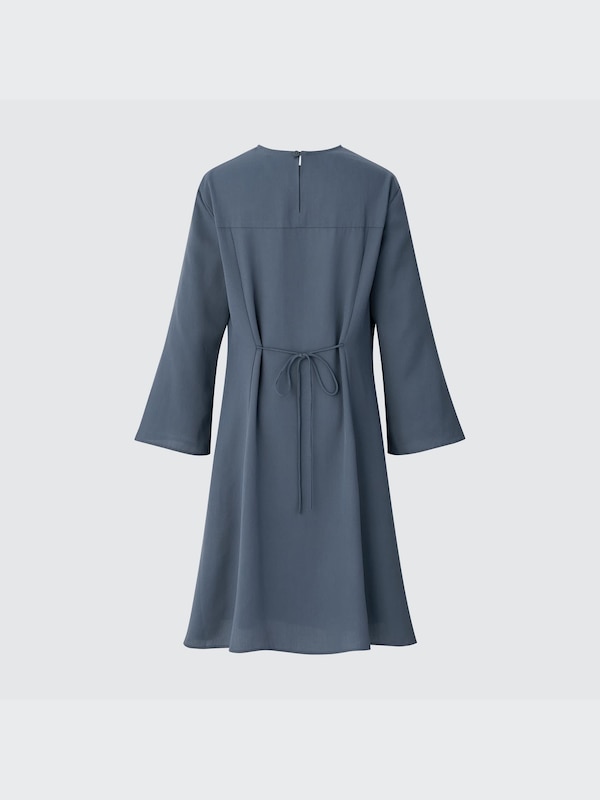 Long-Sleeve Flare Mini Dress (Hana Tajima)